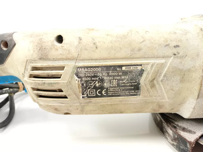 SZLIFIERKA KĄTOWA SIECIOWE MACALLISTER 2000 W 230 V