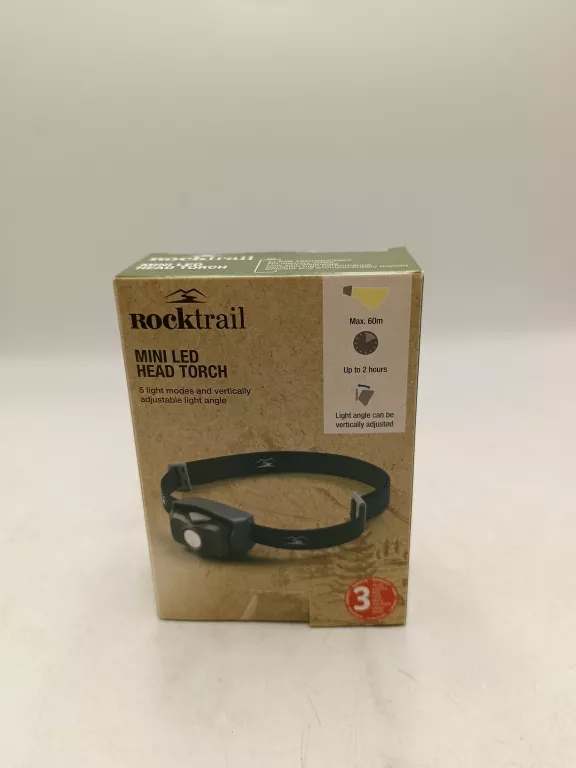 ROCKTRAIL LATARKA CZOŁOWA LED Z FUNKCJĄ CZUJNIKA 200LM