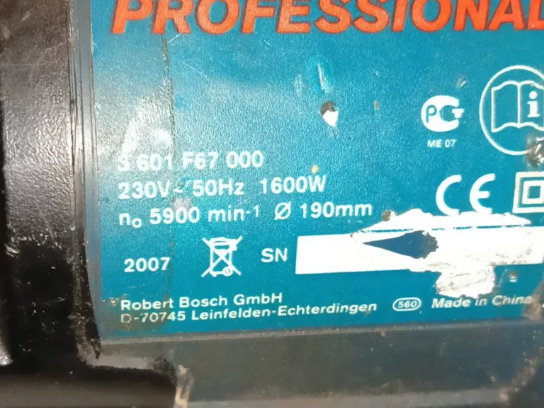 PIŁA TARCZOWA BOSCH PROFESSIONAL GKS 65