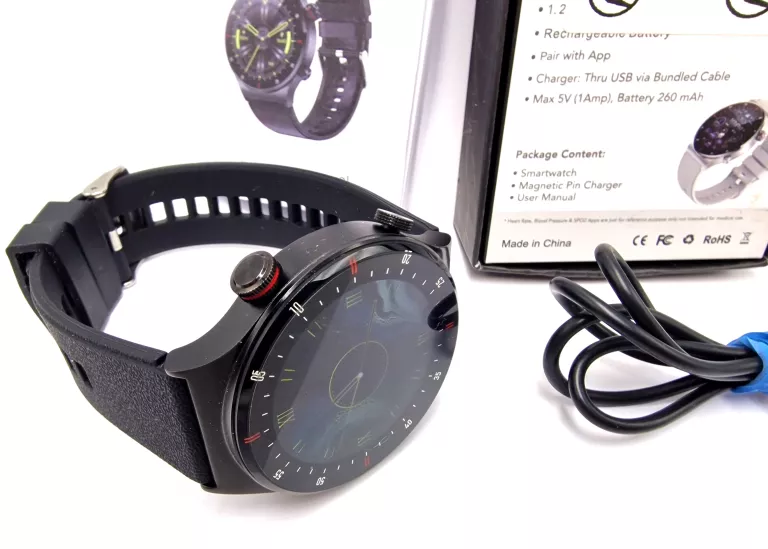 SMARTWATCH NA PASKU GUMOWYM QW33