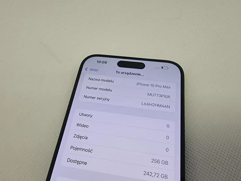 APPLE IPHONE 15 PRO MAX 256GB 100%