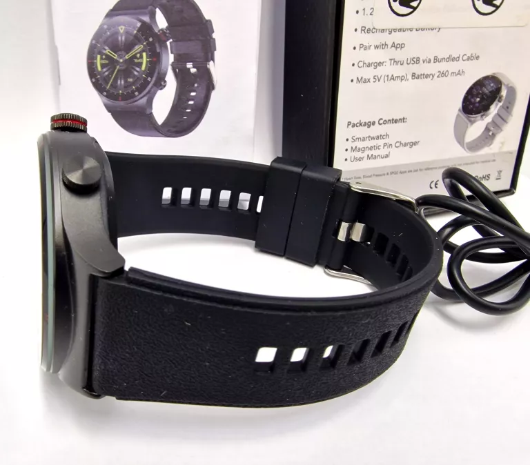 SMARTWATCH NA PASKU GUMOWYM QW33