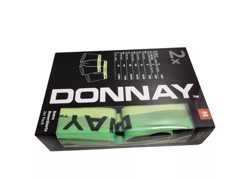 BOKSERKI RETRO 2 PAK DONNAY ROZMIAR M