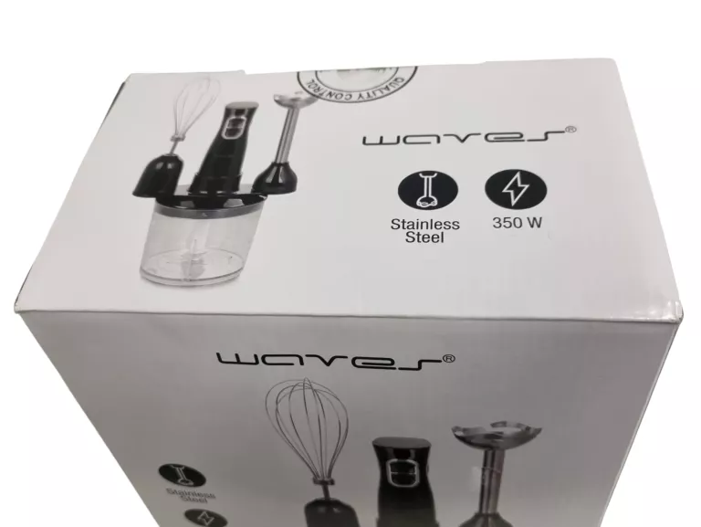 MIKSER RĘCZNY BLENDER WAVES 2 KOŃCÓWKI