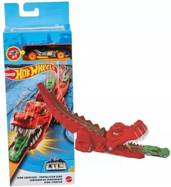 HOT WHEELS CITY DINO LAUNCHER GVF42