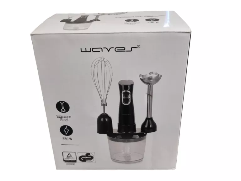 MIKSER RĘCZNY BLENDER WAVES 2 KOŃCÓWKI