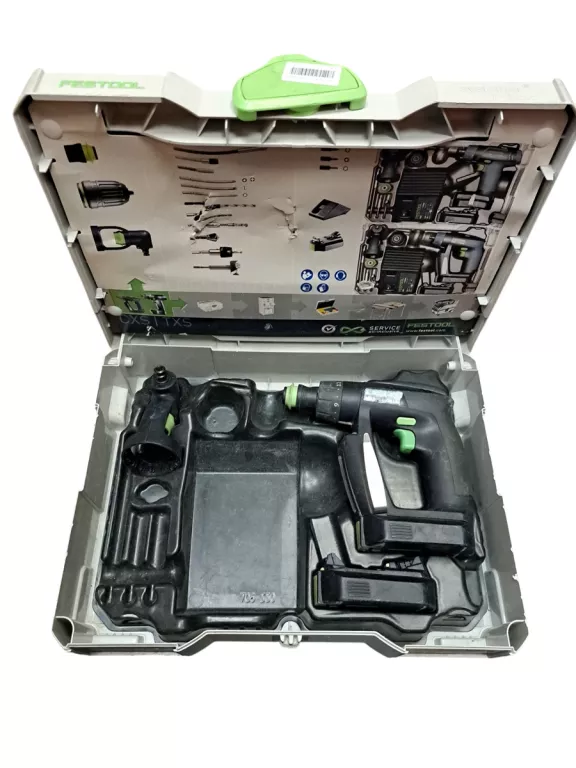 FESTOOL CXS LI 2,6 SET + SKRZYNIA
