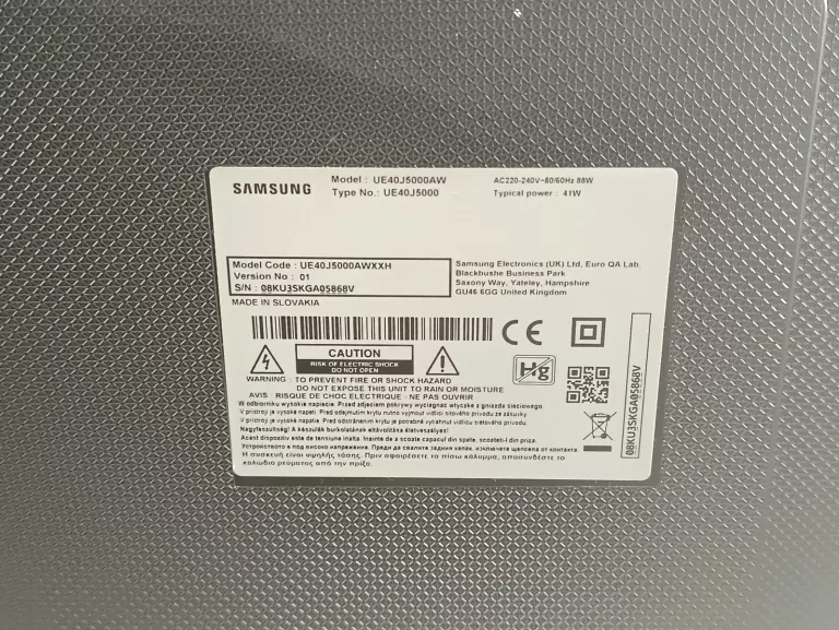 TV SAMSUNG UE40J5000AW