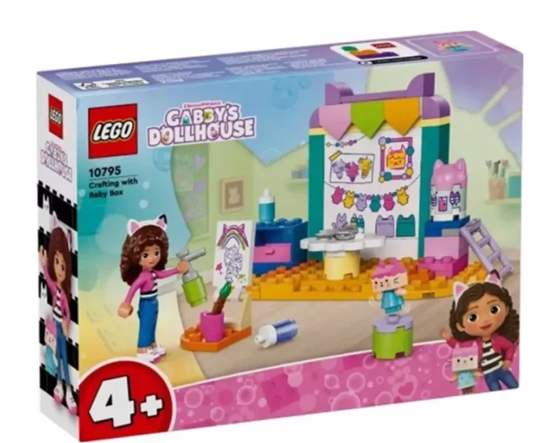 LEGO KOCI DOMEK GABI PRACE RĘCZNE Z TEKTURZĄTKIEM GABBYS DOLLLHOUSE