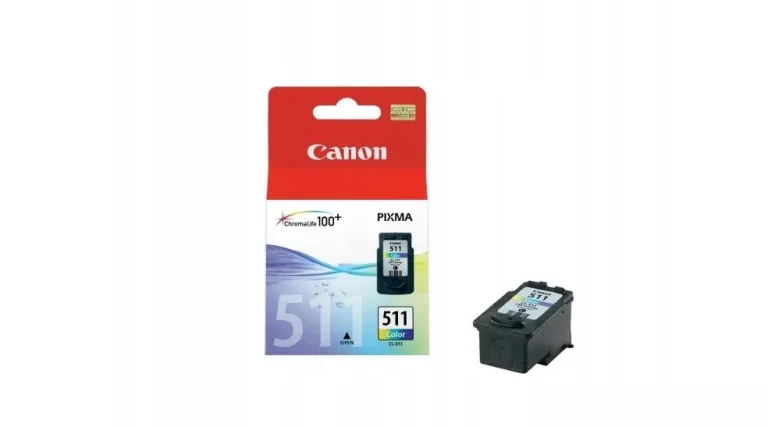 TUSZ CANON CL-511 2972B001 9ML CMY ORYGINAŁ CL511 MP282 MP240 MP490 MX350