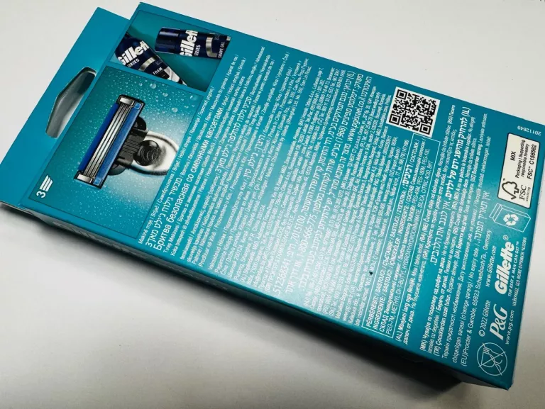GILLETTE MACH3 MASZYNKA DO GOLENIA + 5 OSTRZY