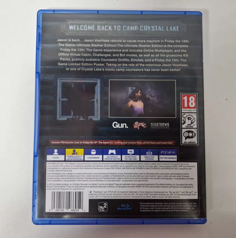 GRA NA PS4 FRIDAY THE 13TH THE GAME