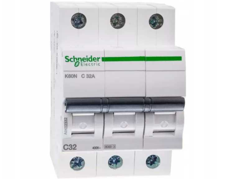 WYŁĄCZNIK NADPRĄDOWY SCHNEIDER ELECTRIC 400 V 3P C32A A9K02332