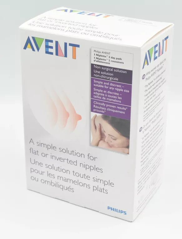 PHILIPS AVENT NIPLETTE SCF152/01 KOREKCJA BRODAWEK WKLĘSŁYCH