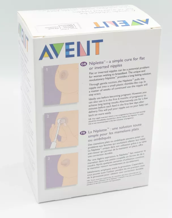 PHILIPS AVENT NIPLETTE SCF152/01 KOREKCJA BRODAWEK WKLĘSŁYCH