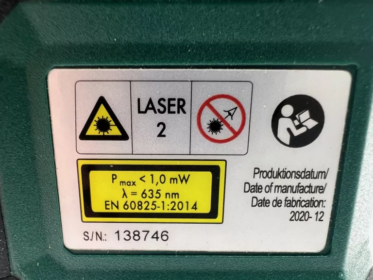 LASER KRZYŻOWY PARKSIDE PKLL 7 D3