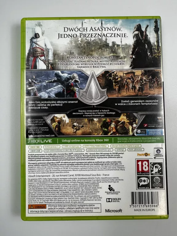 GRA NA XBOX ONE ASSASSINS CREED REVELATIONS