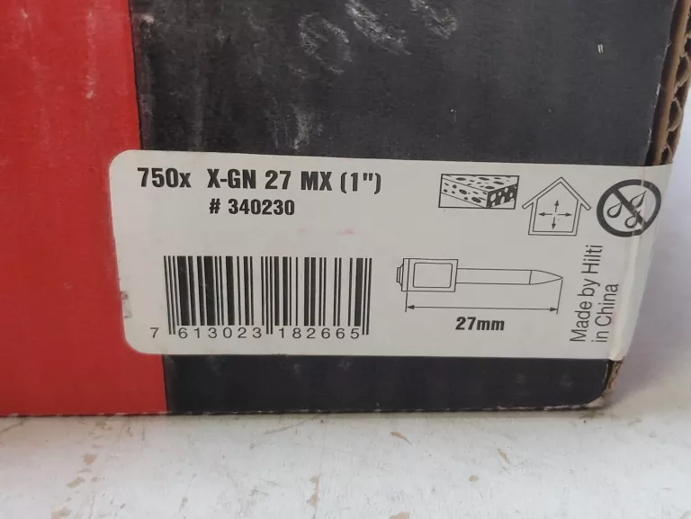 GWOŹDZIE HILTI 400SZT 27MM DO GX100 GX120