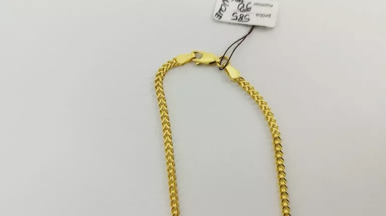 ZŁOTY ŁANCUSZEK 585 LISI OGON 6,02G