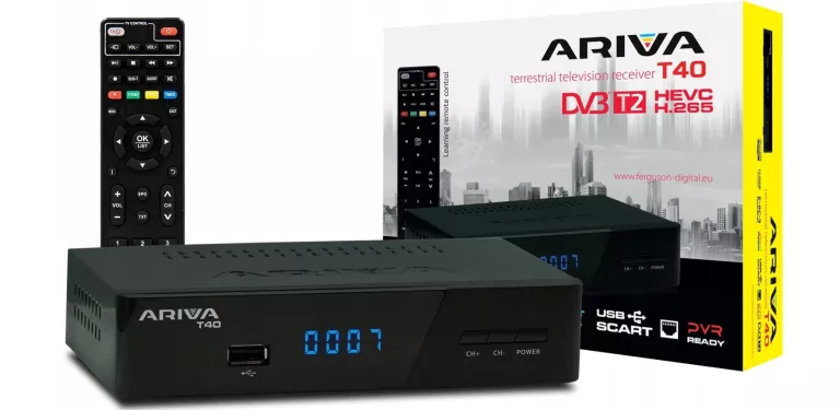 TUNER FERGUSON ARIVA T40 DVB-T2 DOLBY E-AC-3