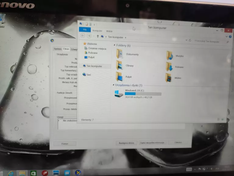 TABLETO 2 W 1 LENOVO MIIX 2 10,1'' FHD INTEL ATOM Z3745 2GB 64GB W10