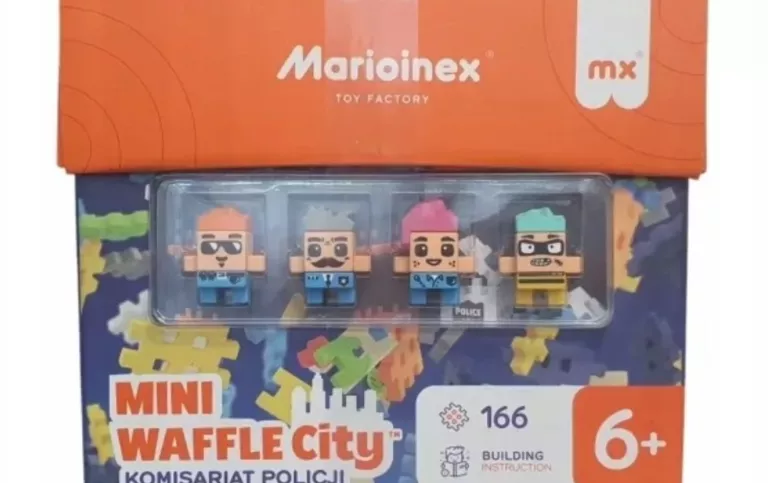 MINI WAFFLE MARIOINEX KOMISARIAT POLICJI 166 ELEME