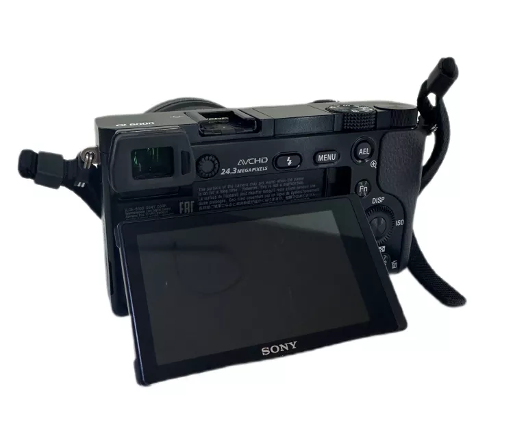 APARAT SONY A6000 (ILCE-6000)PRZEBIEG:1628 KORPUS+OBIEKTYW 16-50MM KOMPLET