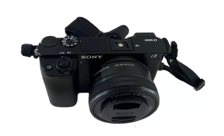 APARAT SONY A6000 (ILCE-6000)PRZEBIEG:1628 KORPUS+OBIEKTYW 16-50MM KOMPLET