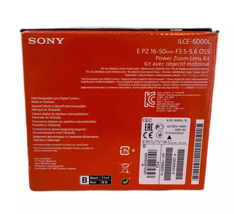 APARAT SONY A6000 (ILCE-6000)PRZEBIEG:1628 KORPUS+OBIEKTYW 16-50MM KOMPLET