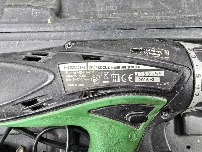 WKRĘTARKA HITACHI DV18DCL2 + ŁADOWARKA