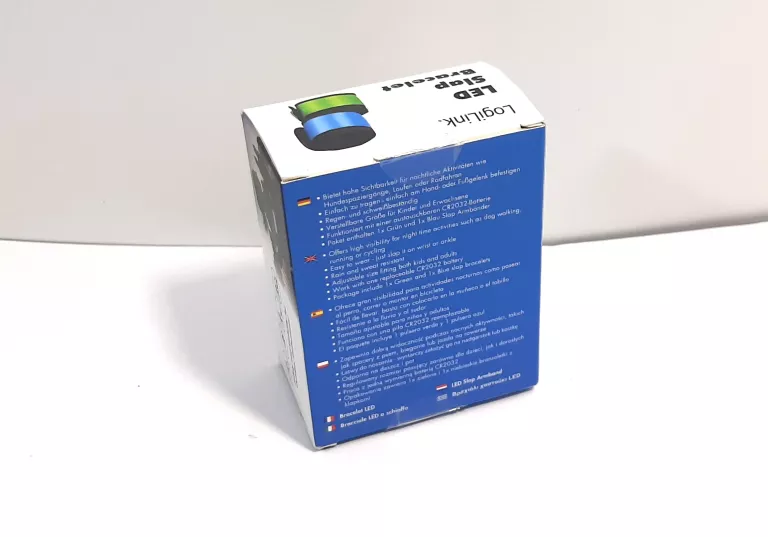 BRANSOLETKI ZATRZASKOWE LOGILINK LED SLAP BRACELET