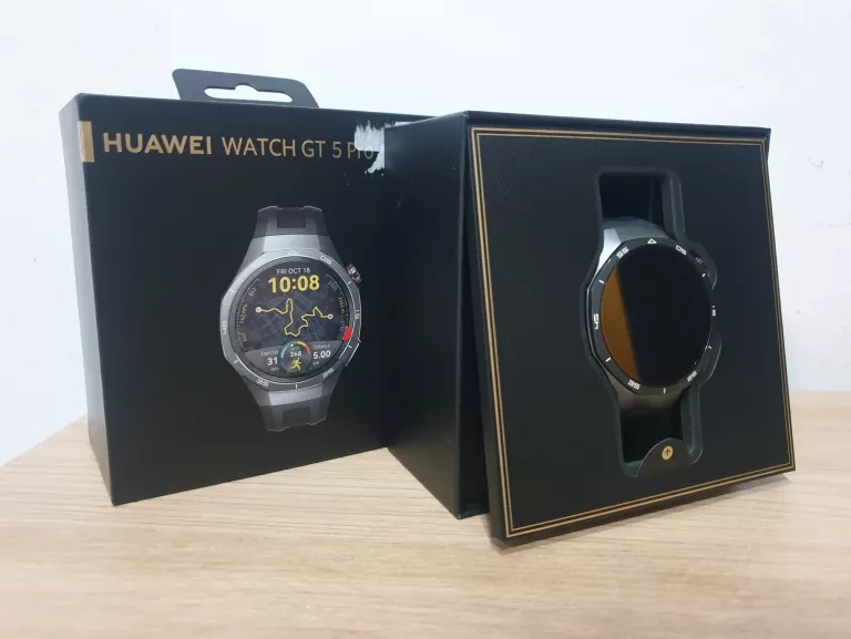 SMARTWATCH HUAWEI WATCH GT 5 PRO ACTIVE CZARNY 46MM VLI-B29 KOMPLET