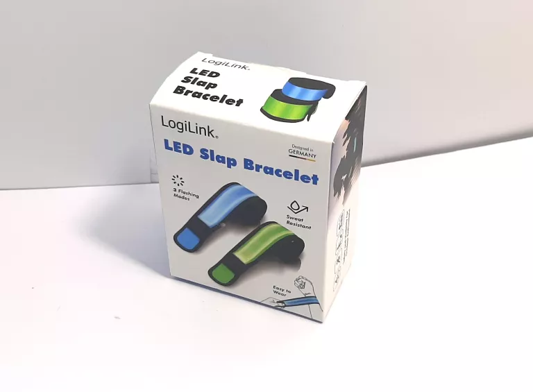 BRANSOLETKI ZATRZASKOWE LOGILINK LED SLAP BRACELET
