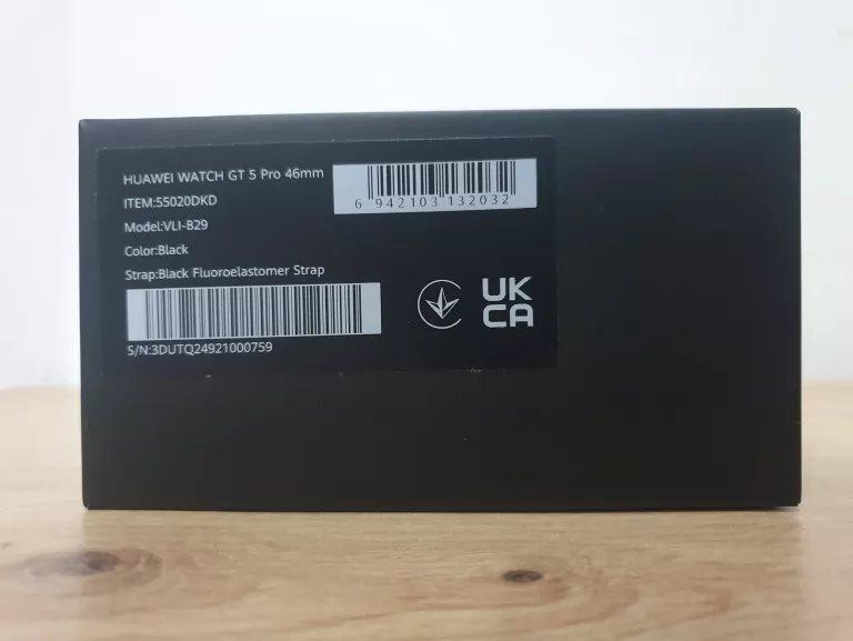 SMARTWATCH HUAWEI WATCH GT 5 PRO ACTIVE CZARNY 46MM VLI-B29 KOMPLET