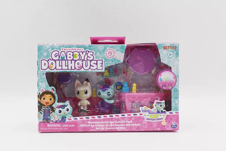 DREAM WORKS GABBY'S DOLLHOUSE CAT ADVENTURES ZESTAW SPA W DOMKU