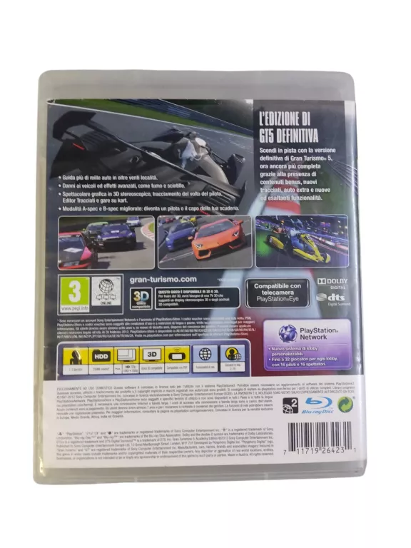 GRA PS3 GRAN TURISMO 5