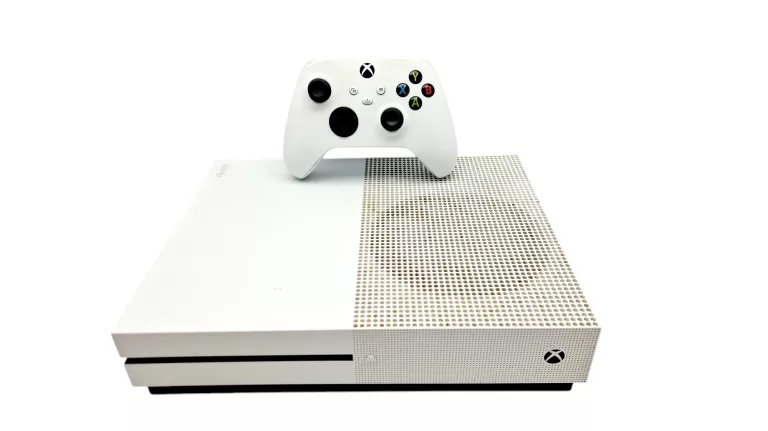 KONSOLA XBOX ONE S Z NAPĘDEM 1TB KABEL PAD BIAŁA