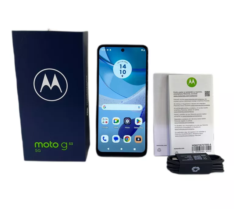 TELEFON MOTOROLA MOTO G53 KOMPLET 4/128GB INK BLUE (PLUS)