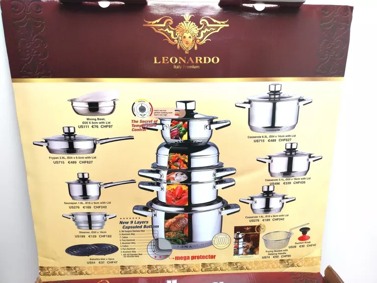 ZESTAW GARNKÓW LEONARDO SET DI 19 PZ. LN-5005 KOMPLET