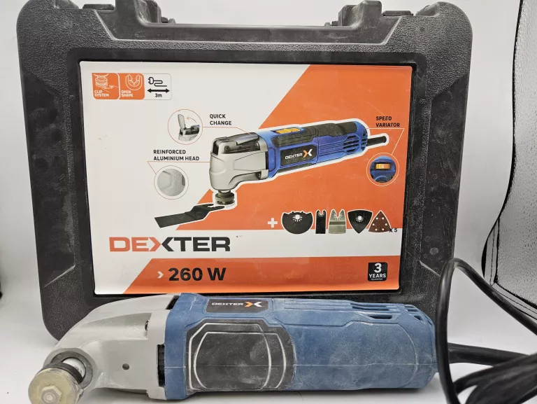 SZLIFIERKA WIELOFUNKCYJNE PRZEWODOWA DEXTER DP5 260W 260MT3-QC.5