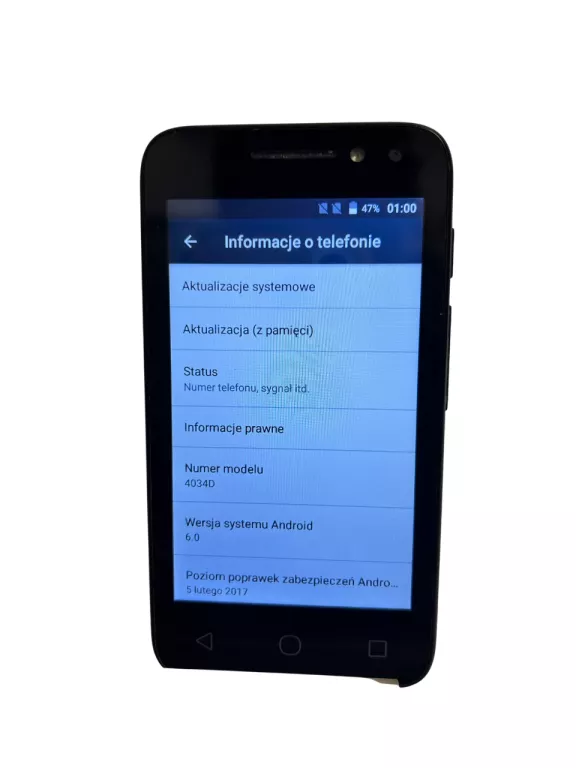 TELEFON ALCATEL PIXI 4  (4034D) + KABEL