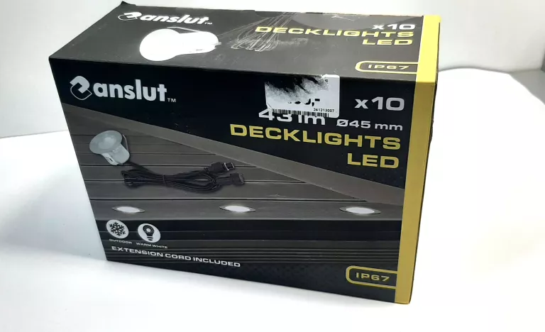 LAMPY PUNKTOWE WPUSZCZANE LED ANSLUT 43LM 10 SZT