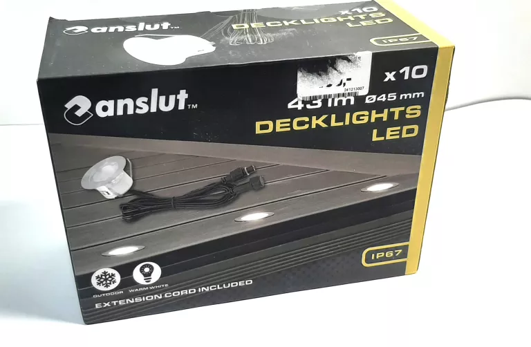 LAMPY PUNKTOWE WPUSZCZANE LED ANSLUT 43LM 10 SZT