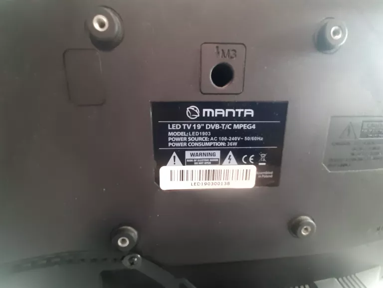 TELEWIZOR MANTA 19 " LED1903