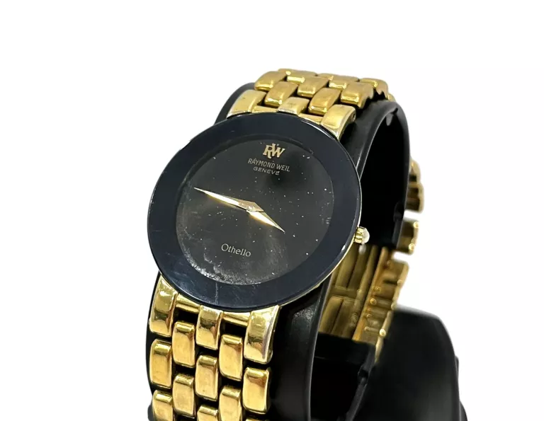 RAYMOND WEIL OTHELLO 148 ELEKTROPLATEROWANY 18K ZŁOTEM