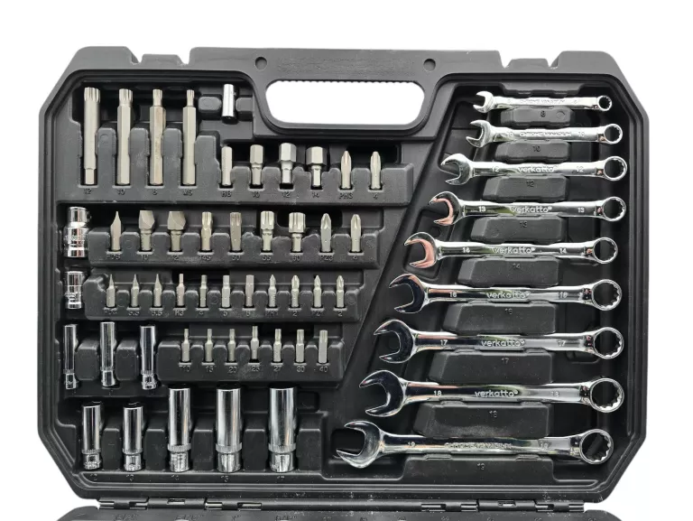 ZESTAW KLUCZY NASADOWYCH VERKATTO 137 SZT 1/4” + 3/8” + 1/2”