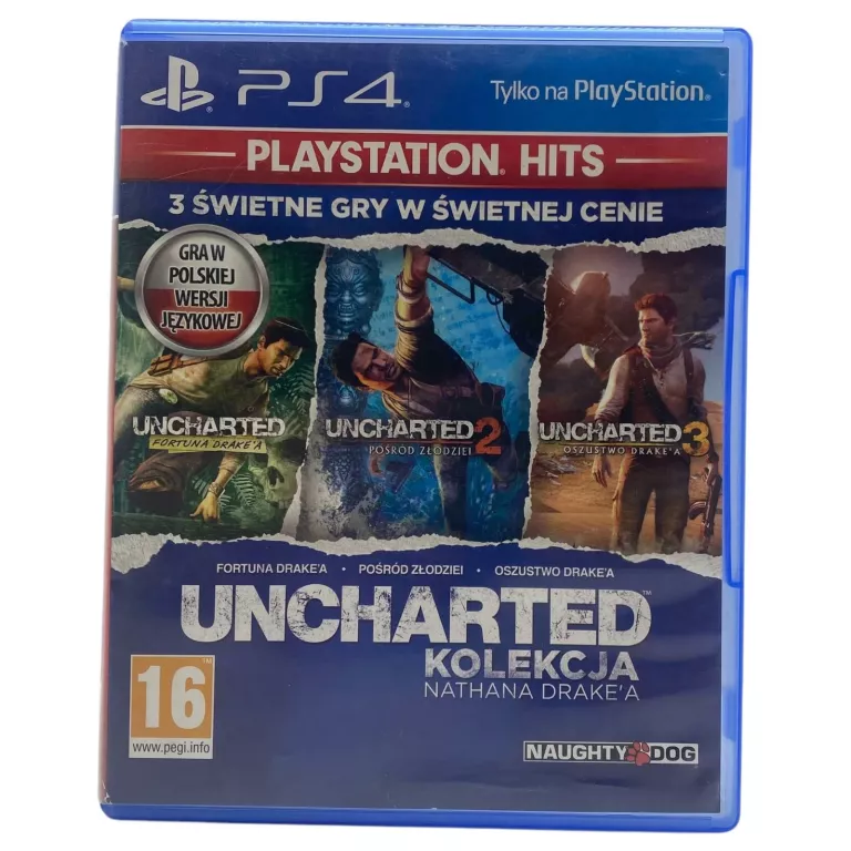 GRA PS4 UNCHARTED: THE NATHAN DRAKE COLLECTION