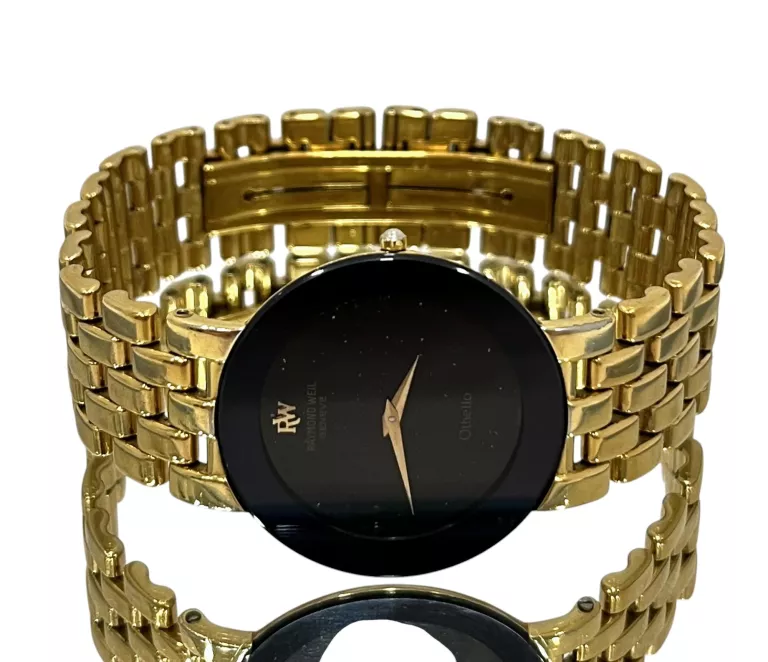 RAYMOND WEIL OTHELLO 148 ELEKTROPLATEROWANY 18K ZŁOTEM