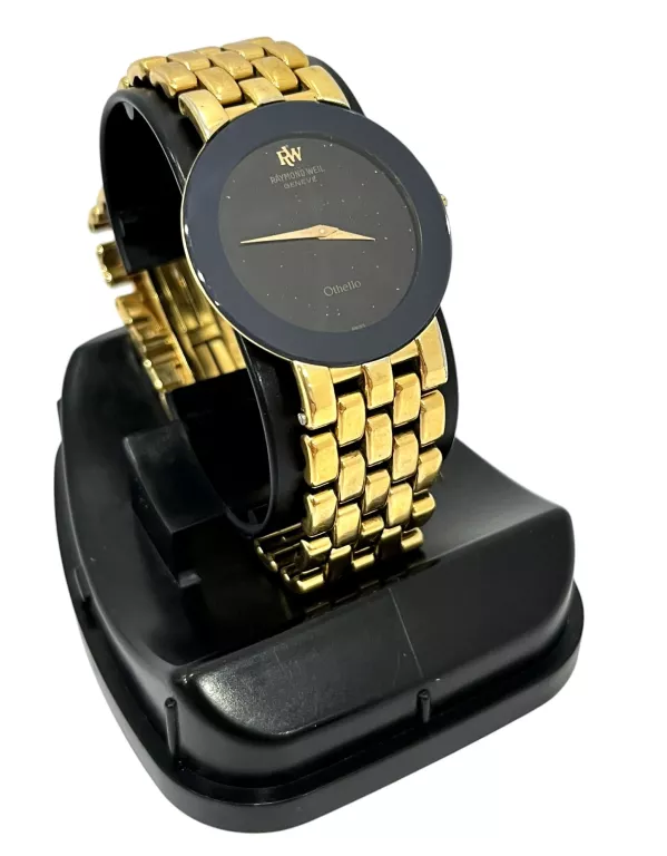 RAYMOND WEIL OTHELLO 148 ELEKTROPLATEROWANY 18K ZŁOTEM