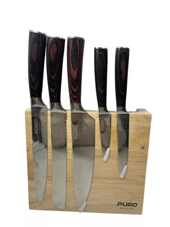 NOŻE PURO BY WELMAX 6 PIECES SET KNIFE